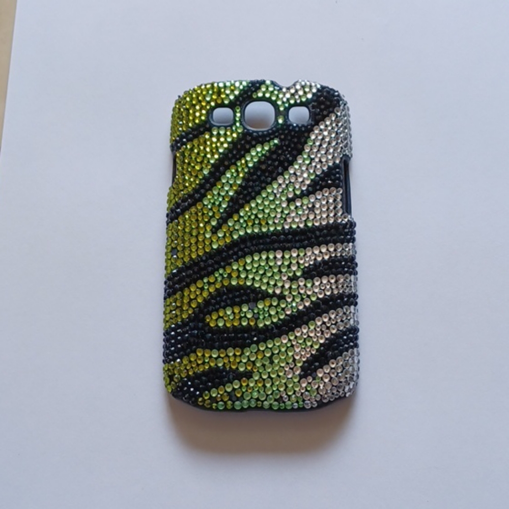 Rhinestone cell phone case for samsung S3